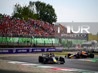 Max Verstappen of Red Bull Racing Honda drives his single-seater during the race of the Italian GP, the 16th round of the Formula 1 World Ch...