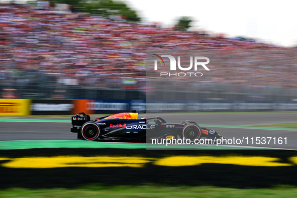 Max Verstappen of Red Bull Racing Honda drives his single-seater during the race of the Italian GP, the 16th round of the Formula 1 World Ch...