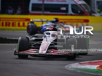 Kevin Magnussen of Haas F1 Team drives his single-seater during the race of the Italian GP, the 16th round of the Formula 1 World Championsh...