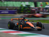 Oscar Piastri of the McLaren F1 Team drives his single-seater during the race of the Italian GP, the 16th round of the Formula 1 World Champ...