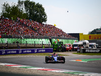 Daniel Ricciardo of Visa Cash-Up Racing Bulls drives his single-seater during the race of the Italian GP, the 16th round of the Formula 1 Wo...