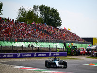 George Russell of Mercedes-AMG Petronas drives his single-seater during the race of the Italian GP, the 16th round of the Formula 1 World Ch...