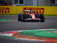 Charles Leclerc of Scuderia Ferrari drives his single-seater during the race of the Italian GP, the 16th round of the Formula 1 World Champi...