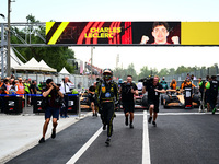 Charles Leclerc of Scuderia Ferrari celebrates his victory during the race of the Italian GP, the 16th round of the Formula 1 World Champion...