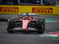 Carlos Sainz of Scuderia Ferrari drives his single-seater during the race of the Italian GP, the 16th round of the Formula 1 World Champions...