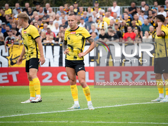 Jacek Goralski plays in a game between Wieczysta Krakow and Pogon Grodzisk Mazowiecki in Krakow, Poland, on September 1, 2024. Polish footba...