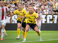 Jacek Goralski plays in a game between Wieczysta Krakow and Pogon Grodzisk Mazowiecki in Krakow, Poland, on September 1, 2024. Polish footba...