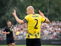 Michal Pazdan plays in a game between Wieczysta Krakow and Pogon Grodzisk Mazowiecki in Krakow, Poland, on September 1, 2024. Polish footbal...