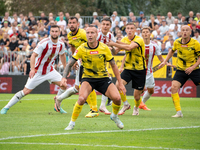 Jacek Goralski plays in a game between Wieczysta Krakow and Pogon Grodzisk Mazowiecki in Krakow, Poland, on September 1, 2024. Polish footba...