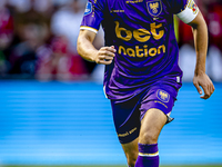 Go Ahead Eagles player Mats Deijl during the match PSV vs. Go Ahead Eagles at the Philips Stadium for the Dutch Eredivisie 4th round season...