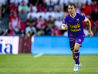 Go Ahead Eagles player Mats Deijl during the match PSV vs. Go Ahead Eagles at the Philips Stadium for the Dutch Eredivisie 4th round season...