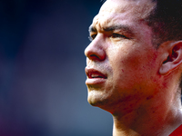 PSV player Hirving Lozano plays during the match PSV vs. Go Ahead Eagles at the Philips Stadium for the Dutch Eredivisie 4th round season 20...