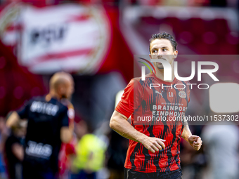 PSV player Olivier Boscagli during the match PSV vs. Go Ahead Eagles at the Philips Stadium for the Dutch Eredivisie 4th round season 2024-2...