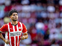 PSV player Ricardo Pepi during the match PSV vs. Go Ahead Eagles at the Philips Stadium for the Dutch Eredivisie 4th round season 2024-2025...