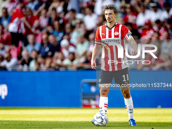 PSV player Olivier Boscagli during the match PSV vs. Go Ahead Eagles at the Philips Stadium for the Dutch Eredivisie 4th round season 2024-2...