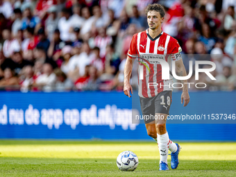 PSV player Olivier Boscagli during the match PSV vs. Go Ahead Eagles at the Philips Stadium for the Dutch Eredivisie 4th round season 2024-2...