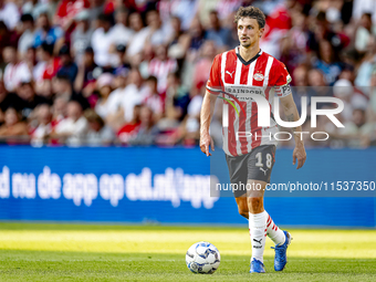 PSV player Olivier Boscagli during the match PSV vs. Go Ahead Eagles at the Philips Stadium for the Dutch Eredivisie 4th round season 2024-2...