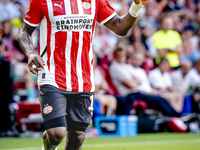 PSV player Johan Bakayoko plays during the match PSV vs. Go Ahead Eagles at the Philips Stadium for the Dutch Eredivisie 4th round season 20...