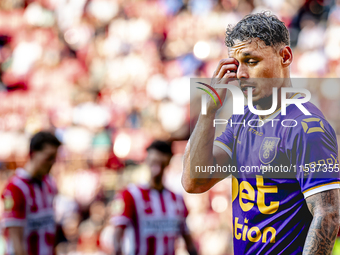 Go Ahead Eagles player Dean James during the match PSV - Go Ahead Eagles at the Philips Stadium for the Dutch Eredivisie 4th round season 20...