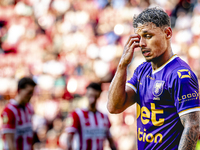 Go Ahead Eagles player Dean James during the match PSV - Go Ahead Eagles at the Philips Stadium for the Dutch Eredivisie 4th round season 20...