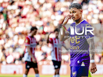 Go Ahead Eagles player Dean James during the match PSV - Go Ahead Eagles at the Philips Stadium for the Dutch Eredivisie 4th round season 20...