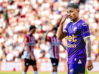 Go Ahead Eagles player Dean James during the match PSV - Go Ahead Eagles at the Philips Stadium for the Dutch Eredivisie 4th round season 20...