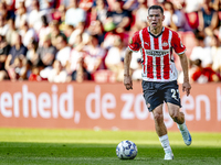 PSV player Hirving Lozano plays during the match PSV vs. Go Ahead Eagles at the Philips Stadium for the Dutch Eredivisie 4th round season 20...