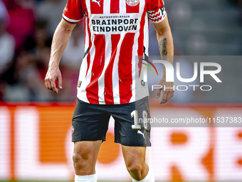 PSV player Olivier Boscagli during the match PSV vs. Go Ahead Eagles at the Philips Stadium for the Dutch Eredivisie 4th round season 2024-2...