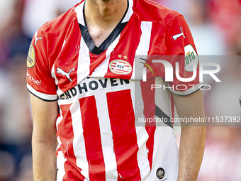 PSV player Ricardo Pepi during the match PSV vs. Go Ahead Eagles at the Philips Stadium for the Dutch Eredivisie 4th round season 2024-2025...