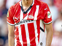 PSV player Ricardo Pepi during the match PSV vs. Go Ahead Eagles at the Philips Stadium for the Dutch Eredivisie 4th round season 2024-2025...