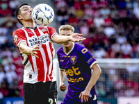 PSV player Hirving Lozano plays during the match PSV vs. Go Ahead Eagles at the Philips Stadium for the Dutch Eredivisie 4th round season 20...