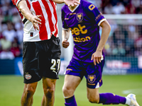 PSV player Hirving Lozano plays during the match PSV vs. Go Ahead Eagles at the Philips Stadium for the Dutch Eredivisie 4th round season 20...