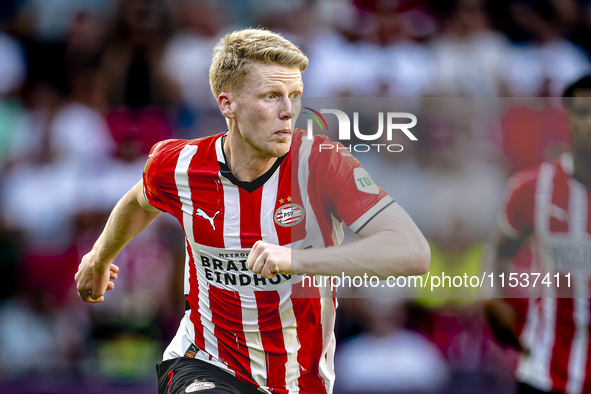 PSV player Jerdy Schouten during the match PSV vs. Go Ahead Eagles at the Philips Stadium for the Dutch Eredivisie 4th round season 2024-202...