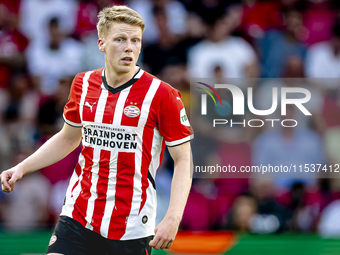 PSV player Jerdy Schouten during the match PSV vs. Go Ahead Eagles at the Philips Stadium for the Dutch Eredivisie 4th round season 2024-202...