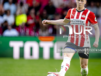 PSV player Jerdy Schouten during the match PSV vs. Go Ahead Eagles at the Philips Stadium for the Dutch Eredivisie 4th round season 2024-202...