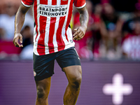 PSV player Ryan Flamingo during the match PSV vs. Go Ahead Eagles at the Philips Stadium for the Dutch Eredivisie 4th round season 2024-2025...