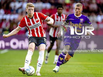 PSV player Jerdy Schouten during the match PSV vs. Go Ahead Eagles at the Philips Stadium for the Dutch Eredivisie 4th round season 2024-202...