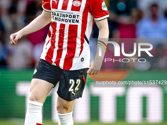 PSV player Jerdy Schouten during the match PSV vs. Go Ahead Eagles at the Philips Stadium for the Dutch Eredivisie 4th round season 2024-202...