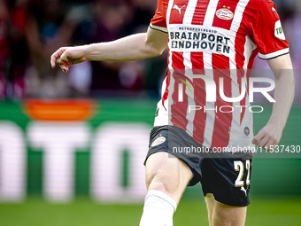 PSV player Jerdy Schouten during the match PSV vs. Go Ahead Eagles at the Philips Stadium for the Dutch Eredivisie 4th round season 2024-202...