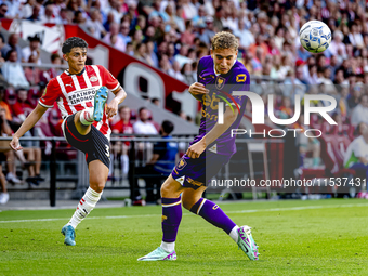 PSV player Richard Ledezma during the match between PSV and Go Ahead Eagles at the Philips Stadium for the Dutch Eredivisie 4th round season...