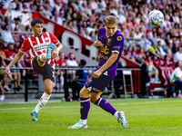 PSV player Richard Ledezma during the match between PSV and Go Ahead Eagles at the Philips Stadium for the Dutch Eredivisie 4th round season...