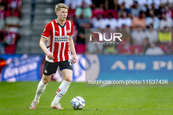 PSV player Jerdy Schouten during the match PSV vs. Go Ahead Eagles at the Philips Stadium for the Dutch Eredivisie 4th round season 2024-202...