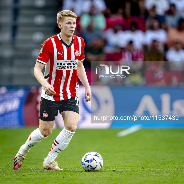 PSV player Jerdy Schouten during the match PSV vs. Go Ahead Eagles at the Philips Stadium for the Dutch Eredivisie 4th round season 2024-202...