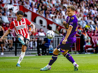 PSV player Richard Ledezma during the match between PSV and Go Ahead Eagles at the Philips Stadium for the Dutch Eredivisie 4th round season...