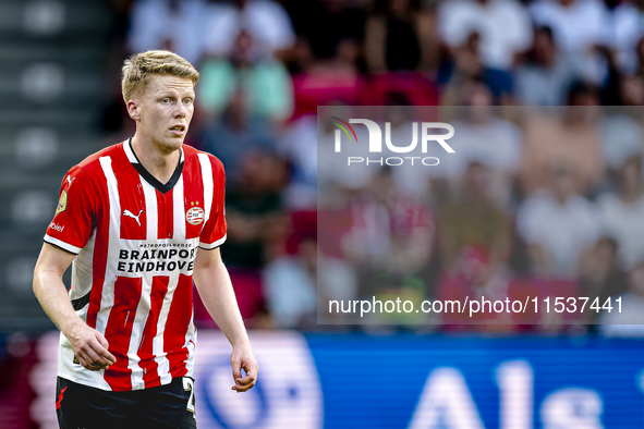 PSV player Jerdy Schouten during the match PSV vs. Go Ahead Eagles at the Philips Stadium for the Dutch Eredivisie 4th round season 2024-202...