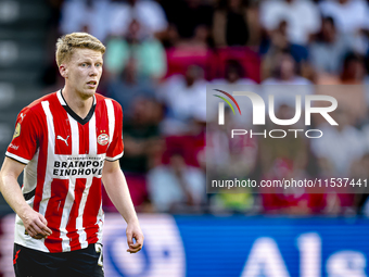 PSV player Jerdy Schouten during the match PSV vs. Go Ahead Eagles at the Philips Stadium for the Dutch Eredivisie 4th round season 2024-202...