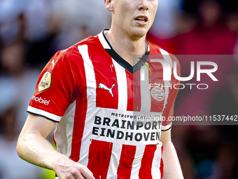 PSV player Jerdy Schouten during the match PSV vs. Go Ahead Eagles at the Philips Stadium for the Dutch Eredivisie 4th round season 2024-202...