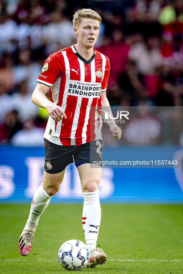 PSV player Jerdy Schouten during the match PSV vs. Go Ahead Eagles at the Philips Stadium for the Dutch Eredivisie 4th round season 2024-202...