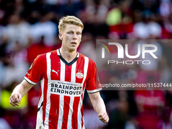 PSV player Jerdy Schouten during the match PSV vs. Go Ahead Eagles at the Philips Stadium for the Dutch Eredivisie 4th round season 2024-202...