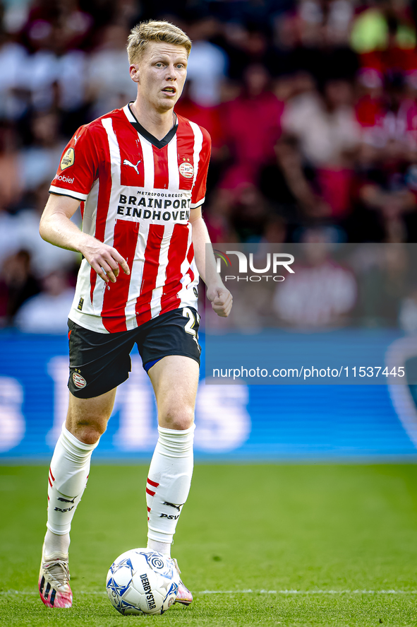 PSV player Jerdy Schouten during the match PSV vs. Go Ahead Eagles at the Philips Stadium for the Dutch Eredivisie 4th round season 2024-202...